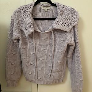 Sandy Liang x Target Collared Pullover Sweater in Lavender